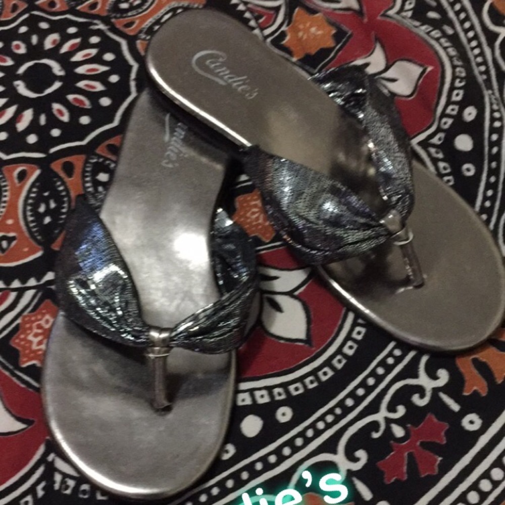 Candie’s flip flops